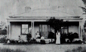 The first manse photographed around 1890 by Roger Sewhoy